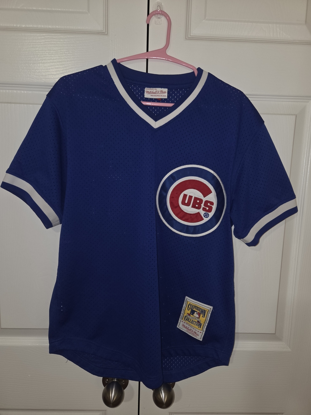 Chicago Cubs Adult Blue Mesh Jersey Top